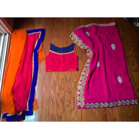 India Saree/ India Traditional Wear Size L - Picture 1 of 3